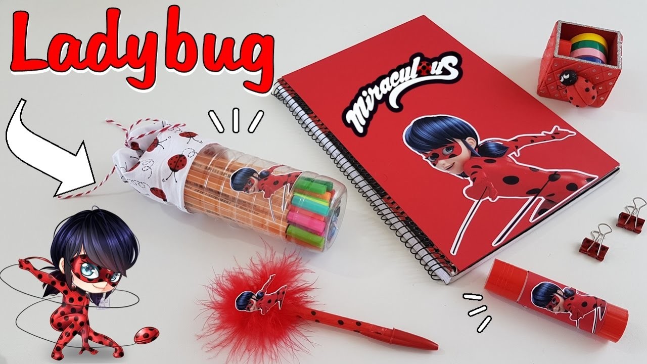 DIY |5 ideias incríveis para fazer com material escolar | Ladybug