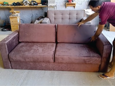 Reforma de sofá.  Couch reform.