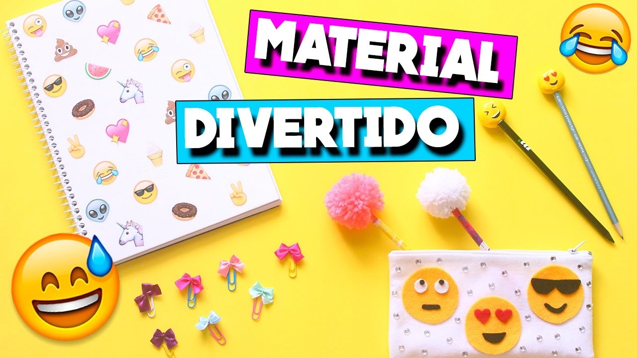 DIY - KIT DE MATERIAL ESCOLAR DIVERTIDO E FÁCIL | Jana Taffarel