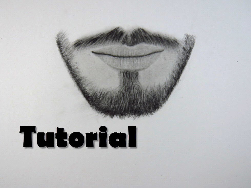 Cómo dibujar una barba fácilmente. How to draw a beard