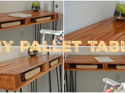 DIY Pallet Table. Faça Você Mesmo-Mesa de Palete