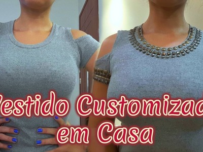 DIY: Vestido com Pedraria - #euquefiz