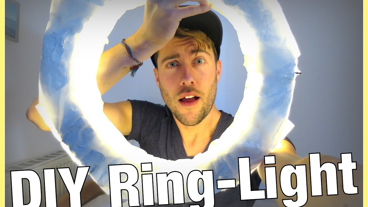 Montando um "RING LIGHT" caseiro | DIY | Luz pra videos e fotos | Facil e barato