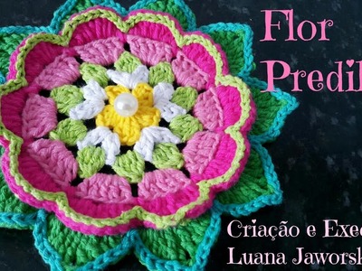 Flor Predileta Crochê | Passo a Passo | Luana Jaworski | Supremo Intense