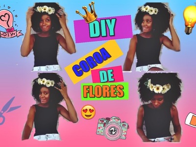 DIY- Coroa de flores