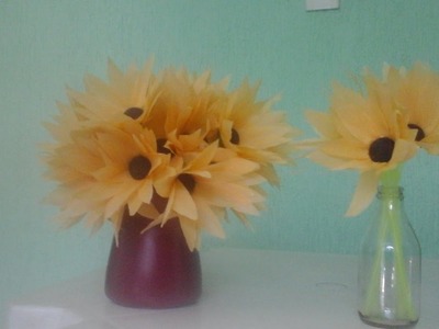 DIY - Fazendo girassóis artificiais
