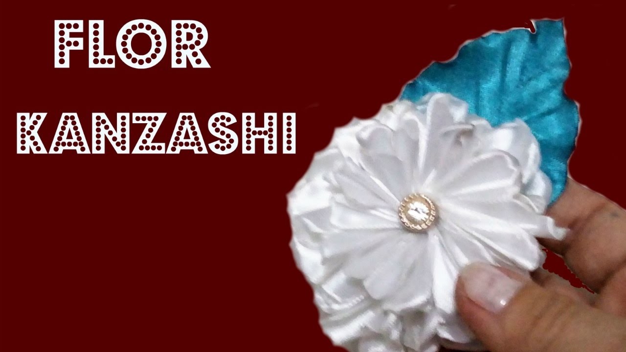 DIY: FLOR KANZASHI. DIY KANZASHI FLOWER
