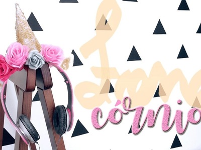 DIY fone de UNICÓRNIO super FOFO (FONECÓRNIO