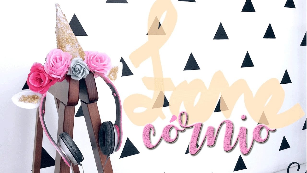 DIY fone de UNICÓRNIO super FOFO (FONECÓRNIO