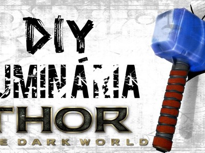 DIY.: Luminária Martelo do Thor |  (Thor Hammer Light Fixture)