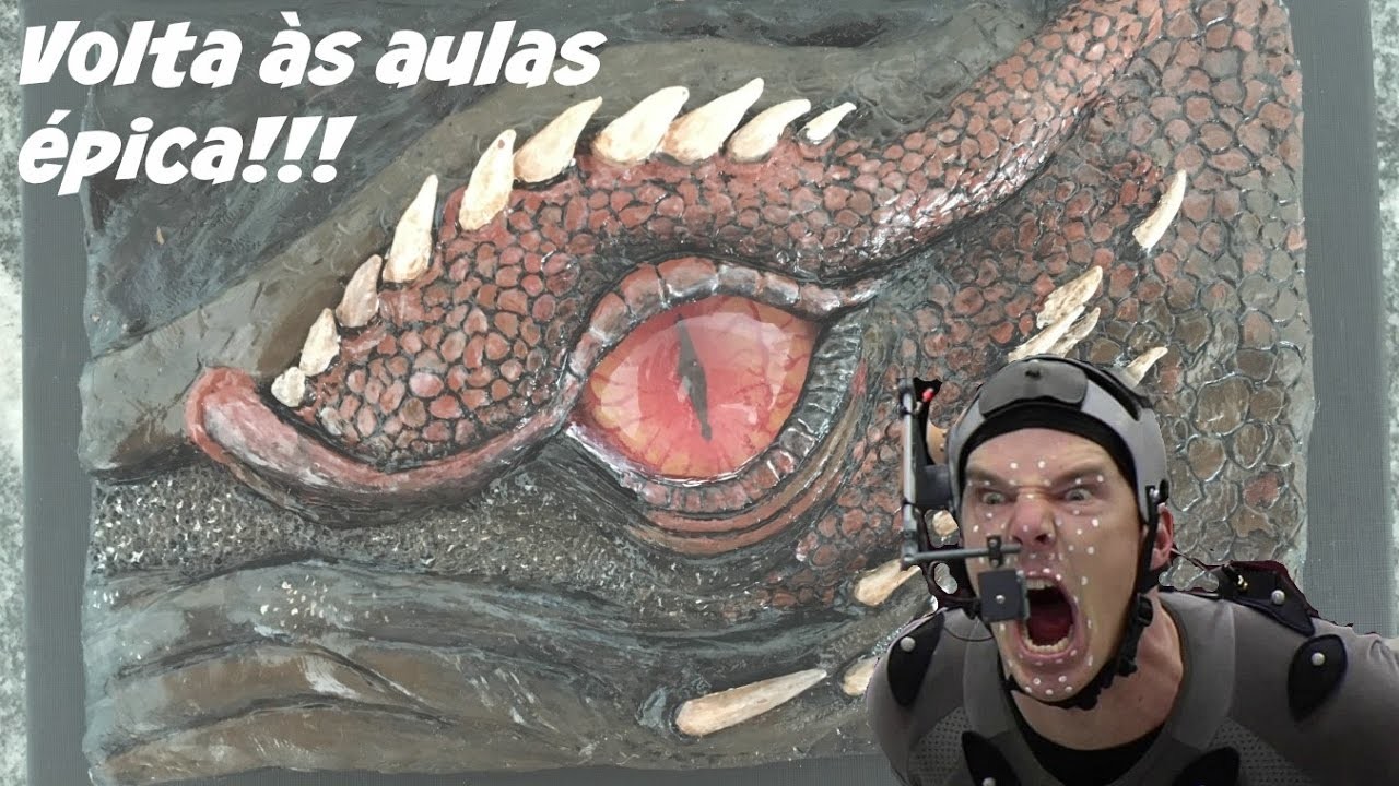 DIY: Tema Hobbit - Especial volta às aulas: Capa de caderno com o Smaug!