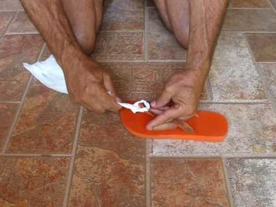SANDALIAS HAVAIANAS, FLIP FLOPS How to fix it, como consertar sandalias havaianas