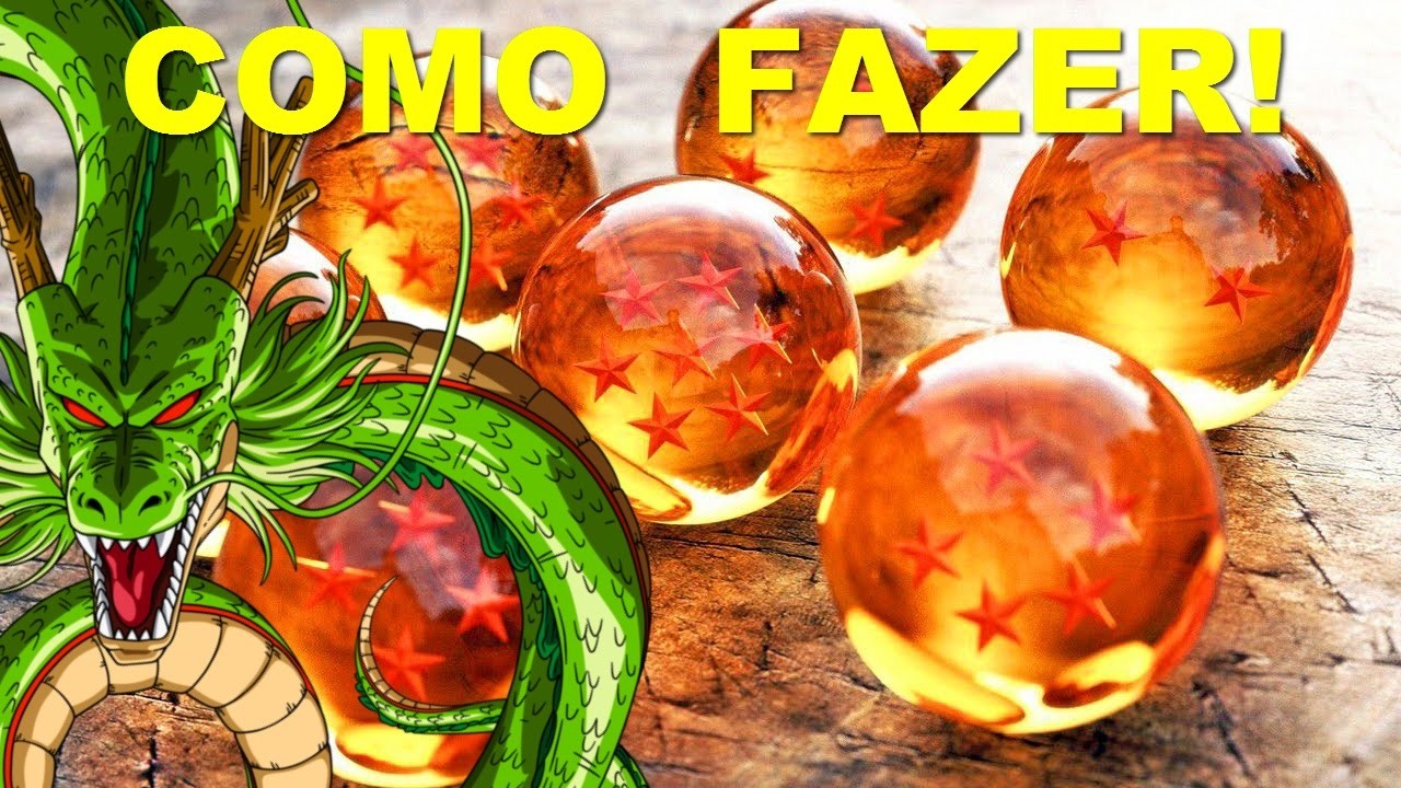 COMO FAZER AS ESFERAS DO DRAGÃO - DIY- DRAGON BALL