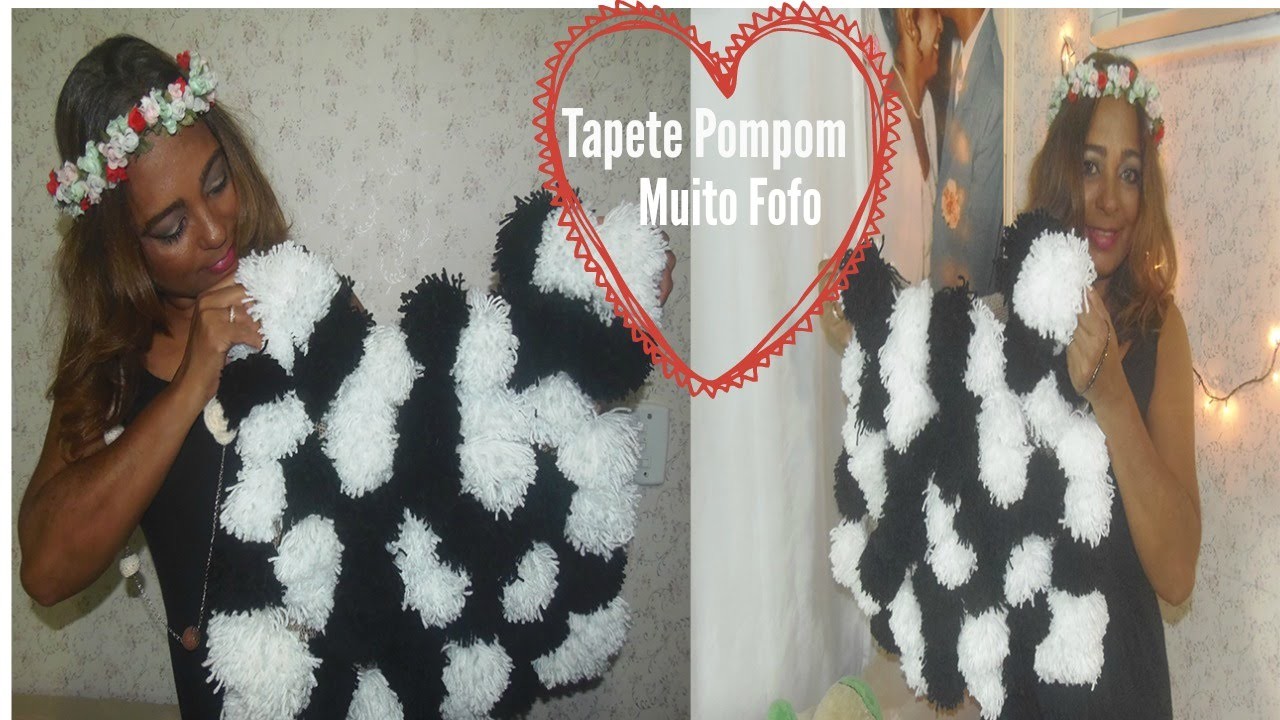 Tapete de Pompom - Muito Fofo