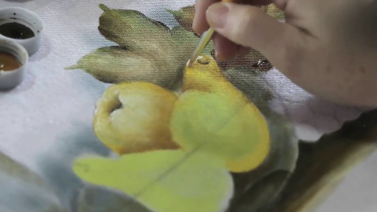 Como pintar transparências, vidros e frutas em tecido com Ediana Brollezzi