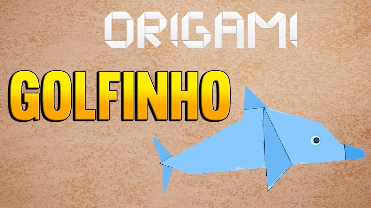 Como fazer um GOLFINHO de Origami - Passo a Passo - DOLPHIN of Paper Folding