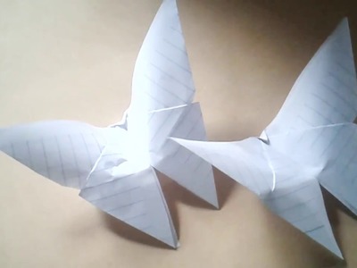 Como fazer uma borboleta de origami