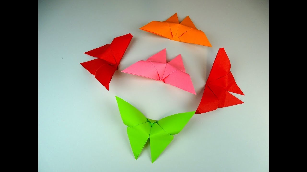 Como fazer uma borboleta origami