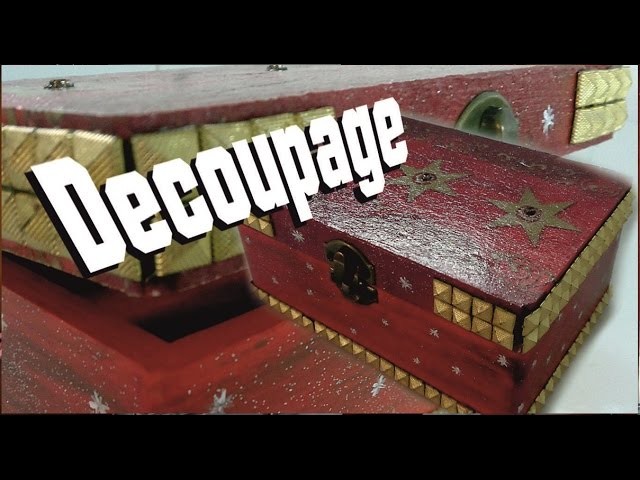 Decoupage #1 - decoração para o Natal