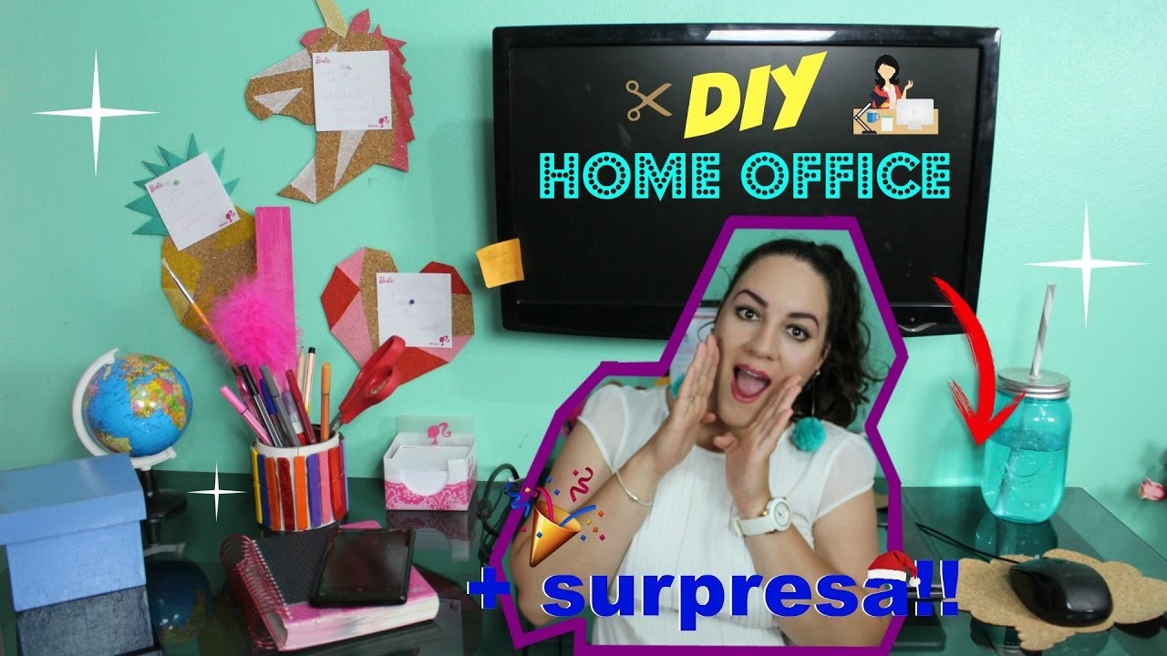 DIY: 3 Idéias de decoração para escrivaninha #2 + SURPRESA! ♥