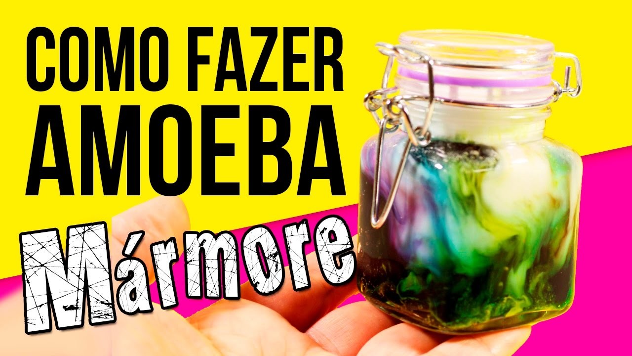 DIY AMOEBA de Mármore * COMO FAZER UMA AMOEBA de Mármore