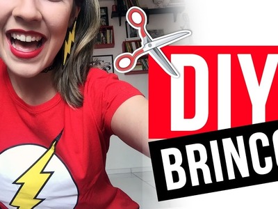 DIY - Brinco de EVA - The Flash |  Mariana Emerim