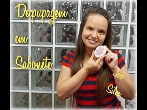 DIY - Como fazer decoupagem em sabonete. Cómo decoupage en el jabón