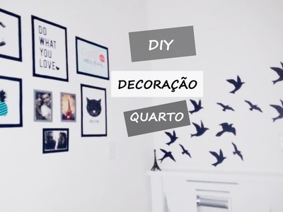 DIY : DECORAÇÃO DE QUARTO GASTANDO POUCO - Lu Freitas