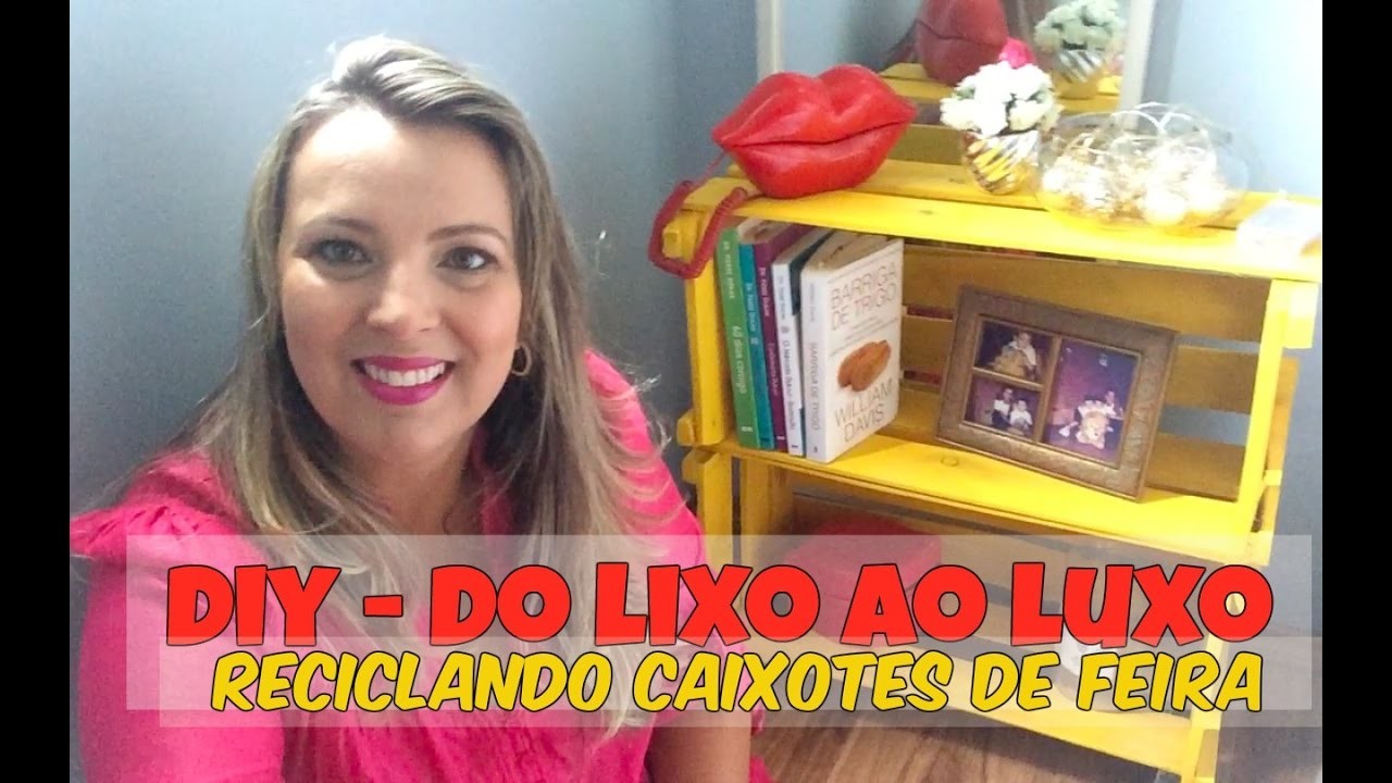 DIY DO LIXO AO LUXO#4 - CRIADO MUDO COM CAIXOTES DE FEIRA