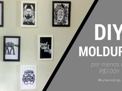 DIY Parede de Quadros por menos de R$1,00 | Wall Gallery ❤ Blog Julie Rodrigues