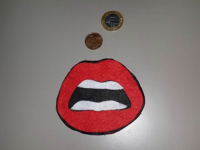 DIY porta moeda de boca