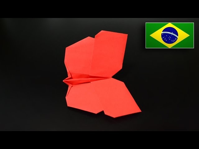 Origami: Borboleta V2 (Jo Nakashima) - Instruções em Português PT-BR