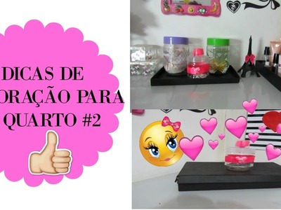 DIY 2 IDEIAS DE DECORAÇÃO PARA O QUARTO # 2