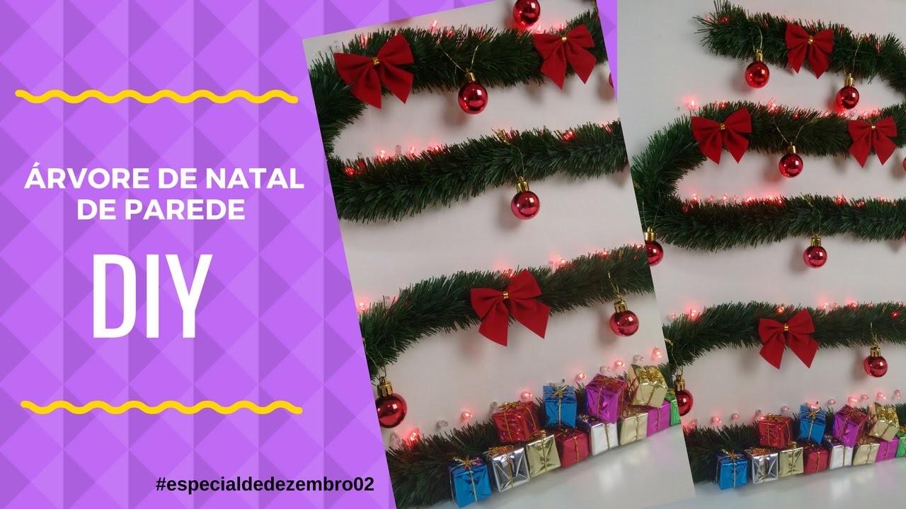 DIY Árvore de Natal de Parede - #especialdedezembro02