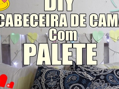 DIY   cabeceira da cama com Palete - Decoração Fácil e Barata