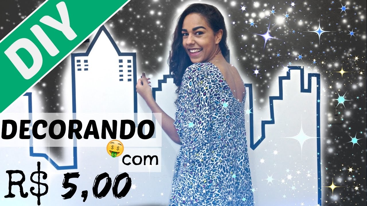 DIY: DECORANDO MINHA PAREDE COM R$ 5,00 | E!Maiúsculo  - E! DICA #11