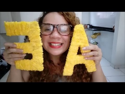 Diy- Do Lixo Ao Luxo " Letras decorativas"