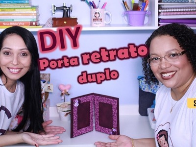 DIY: Porta Retrato Duplo - Fácil, Barato e Lindo por Gi Moraes