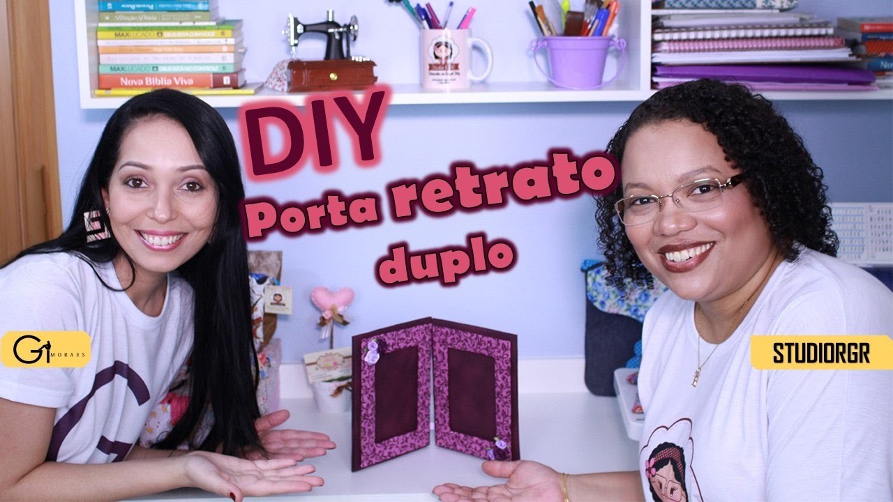 DIY: Porta Retrato Duplo - Fácil, Barato e Lindo por Gi Moraes