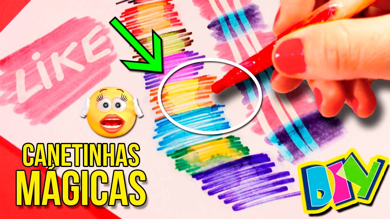 DIY CANETINHAS MÁGICAS * Aprenda a Fazer CANETINHAS MÁGICAS em casa!!