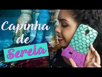 DIY | CAPINHA DE CELULAR DE SEREIA COM COLA QUENTE