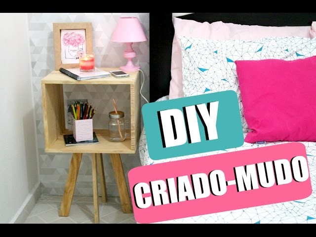 DIY - CRIADO-MUDO COM PINUS !