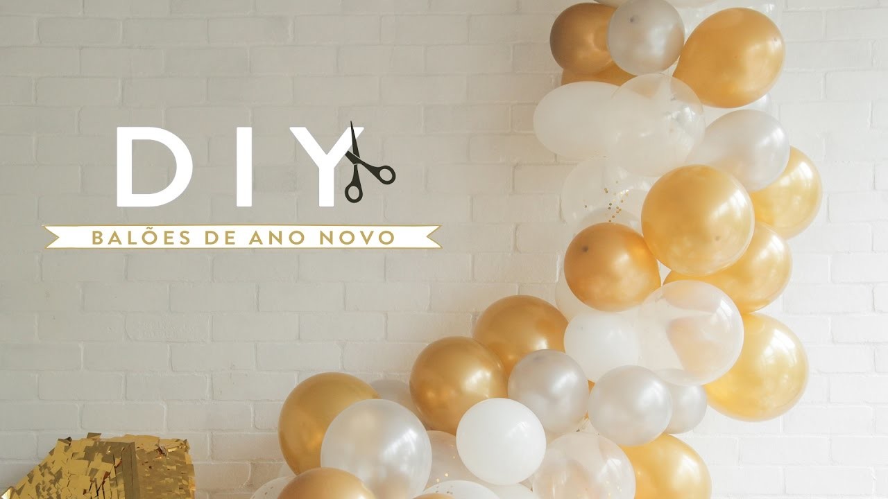 DIY Especial de Ano Novo: arranjo de balões | WESTWING
