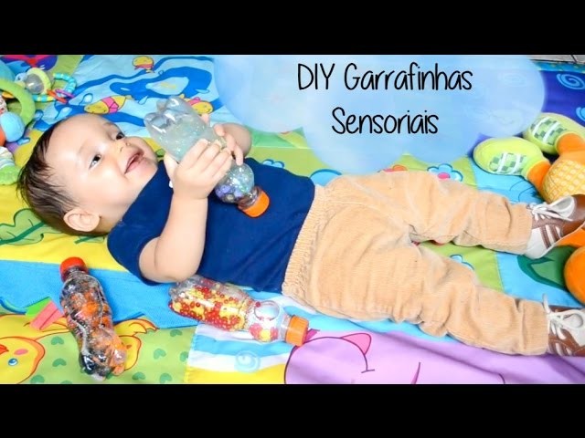DIY - Faça Você Mesmo Garrafas Sensoriais para Bebês