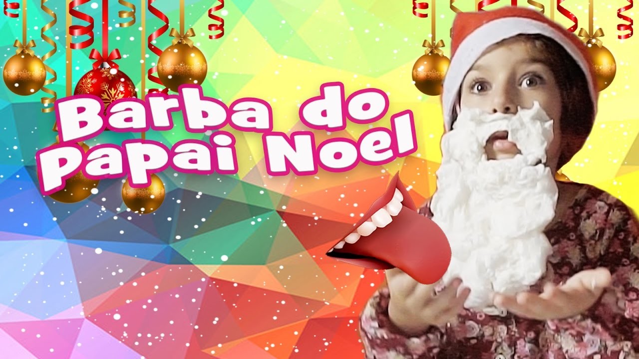 Barba do Papai Noel Comestível (DIY, Como Fazer, Trollagem) com Sarinha