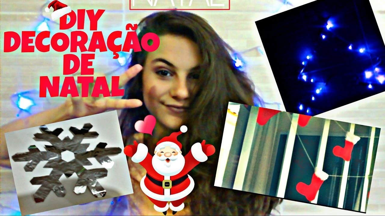 DIY: 3 Decorações natalinas super fácil e sem gastar NADA