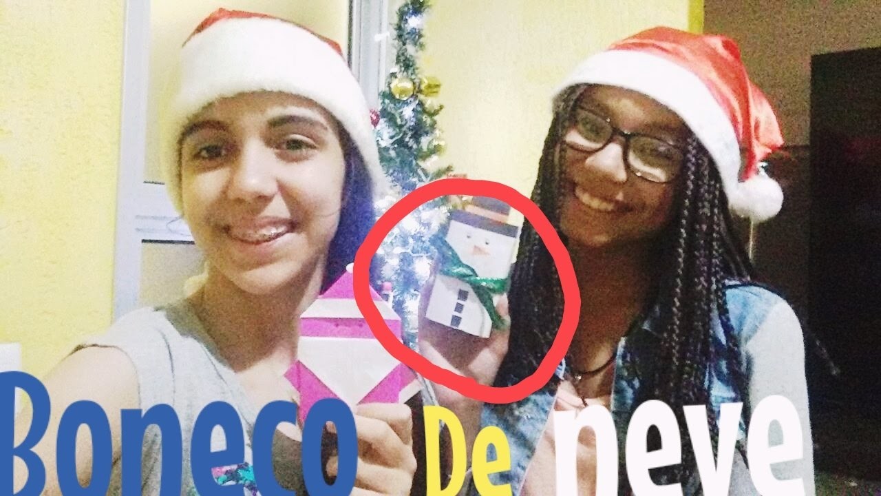 DIY Boneco de neve  feito com CAIXA DE FÓSFORO - Especial de natal!