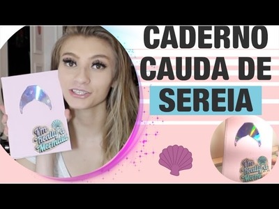 DIY CADERNO CAUDA DE SEREIA COM CD