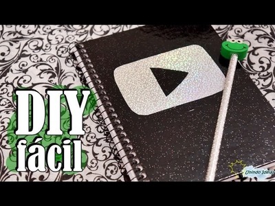 DIY: Caderno e lápis personalizados