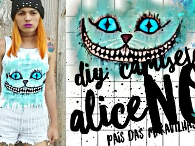 Diy: Camiseta Alice no país das maravilhas